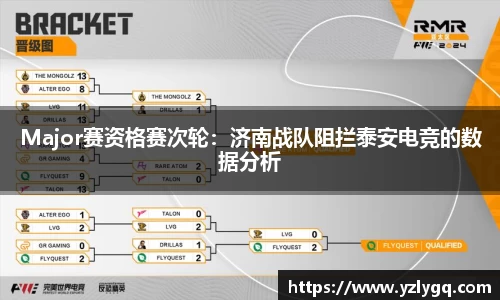 Major赛资格赛次轮：济南战队阻拦泰安电竞的数据分析